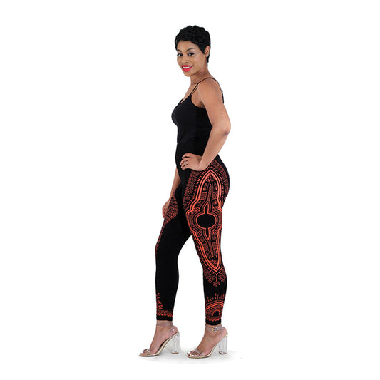 African Print Leggings